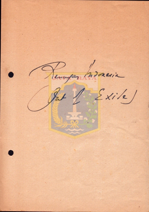 Surat tulisan tangan untuk H.B. Jassin dari Mimi
