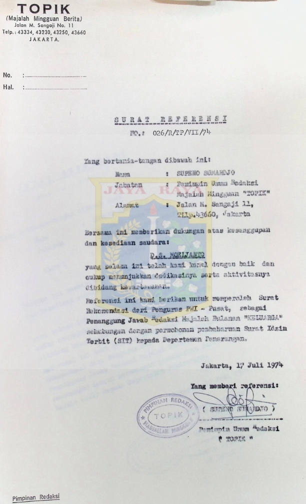 Surat referensi