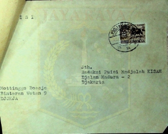 Surat Motinggo Busye kepada Redaksi Puisi Majalah Kisah