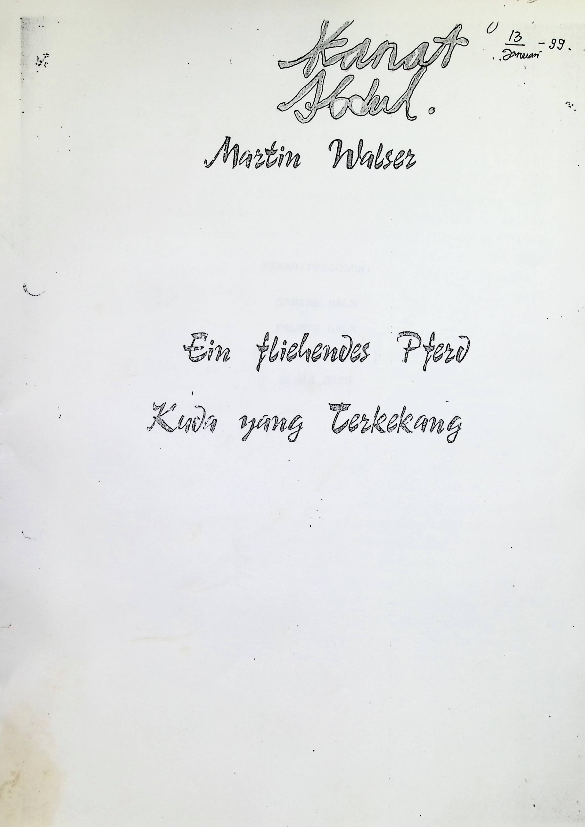 Kuda yang terkekang