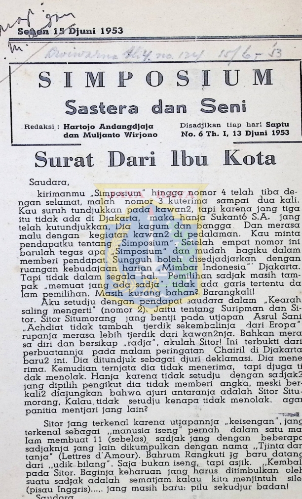 Surat dari Ibu Kota