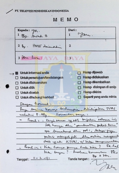 Surat perjanjian kerjasama produksi