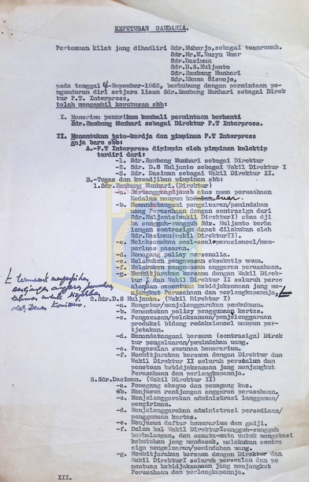 Keputusan Gandaria
