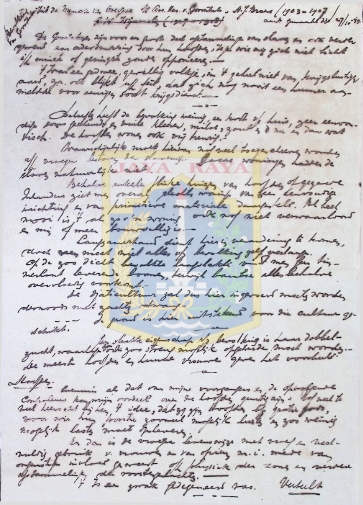 Catatan tulisan tangan H.B. Jassin (27 Oktober 1939)