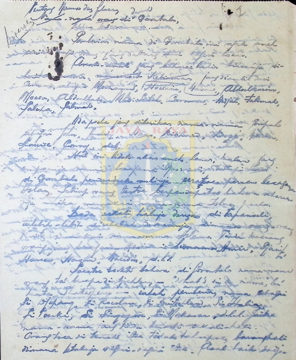 Nama-nama orang di Gorontalo