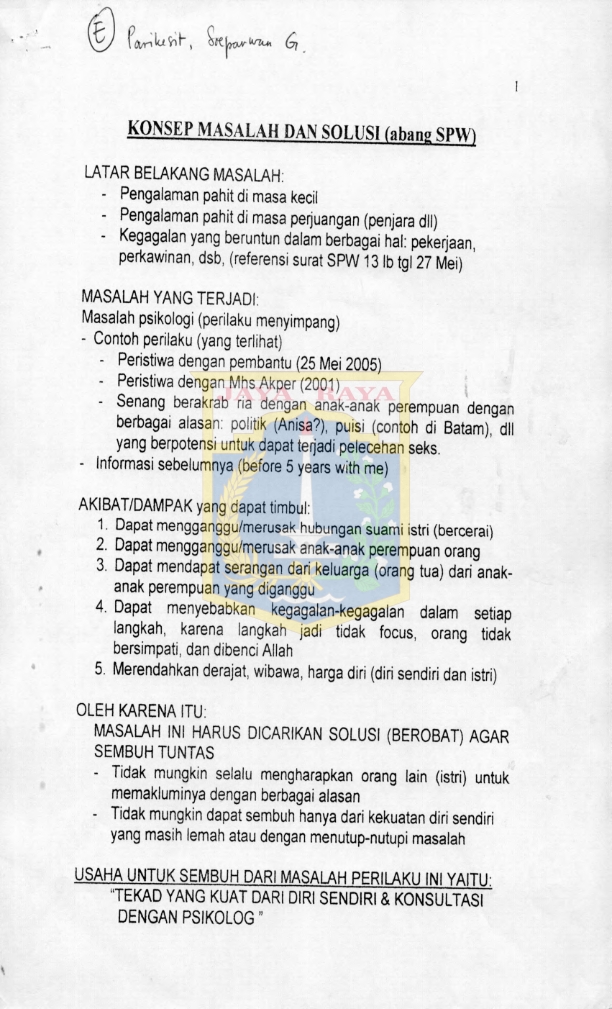 Konsep masalah dan solusi