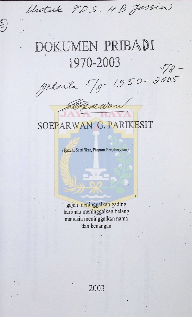 Dokumen pribadi