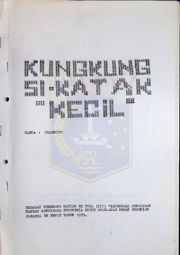 Kungkung si katak kecil : Drama musikal anak-anak