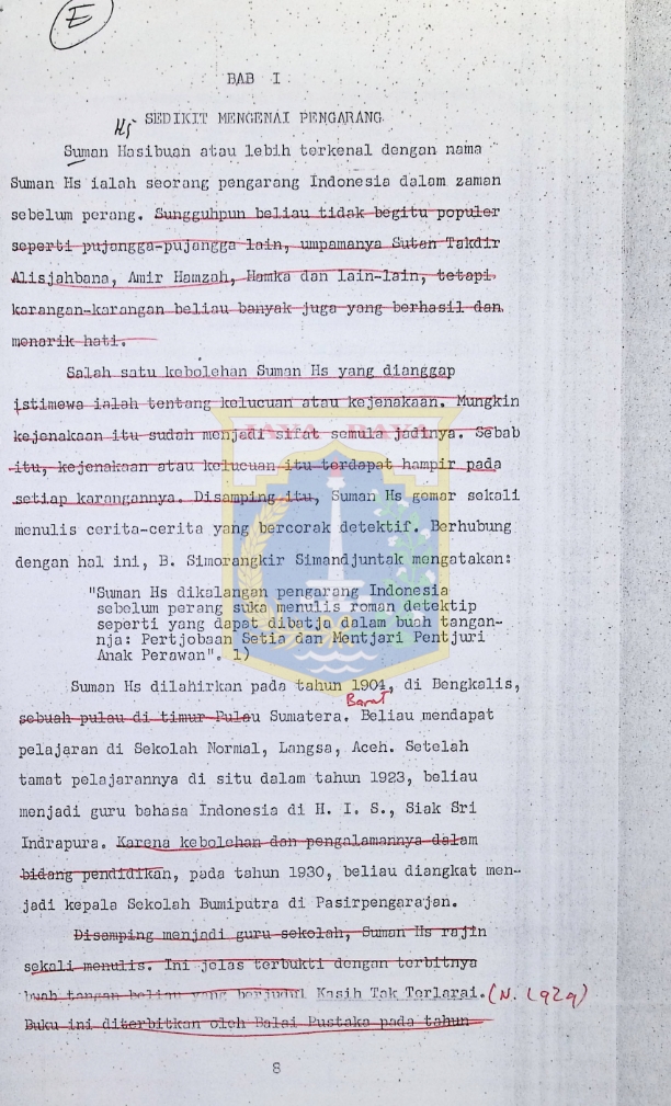 Sedikit mengenal pengarang Suman Hasibuan