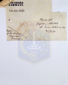 Surat tulisan tangan dari Siti Marijam