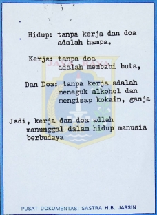 Kutipan tentang Hidup, Kerja, dan Doa
