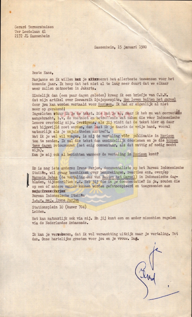 Surat ucapan tahun baru untuk beste Hans