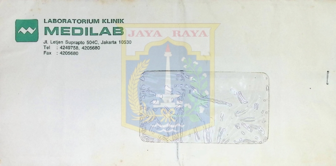 Hasil Lab Yuliko Jassin di Laboratorium Klinik Medilab (3 Desember 1994)