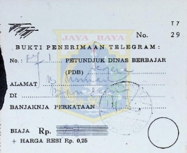 Bukti-bukti penerimaan telegram