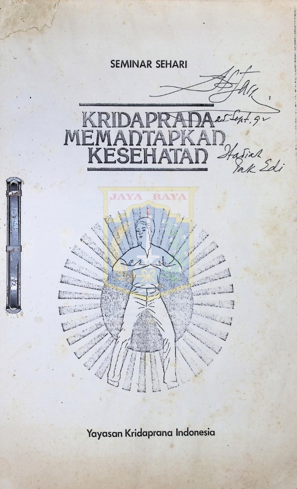 Seminar sehari kridaprana memantapkan kesehatan