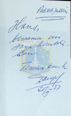 Surat tulisan tangan untuk HB Jassin (20 September 1983)