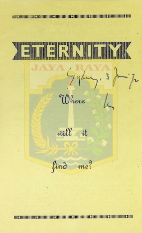 Eternity where will it find me?