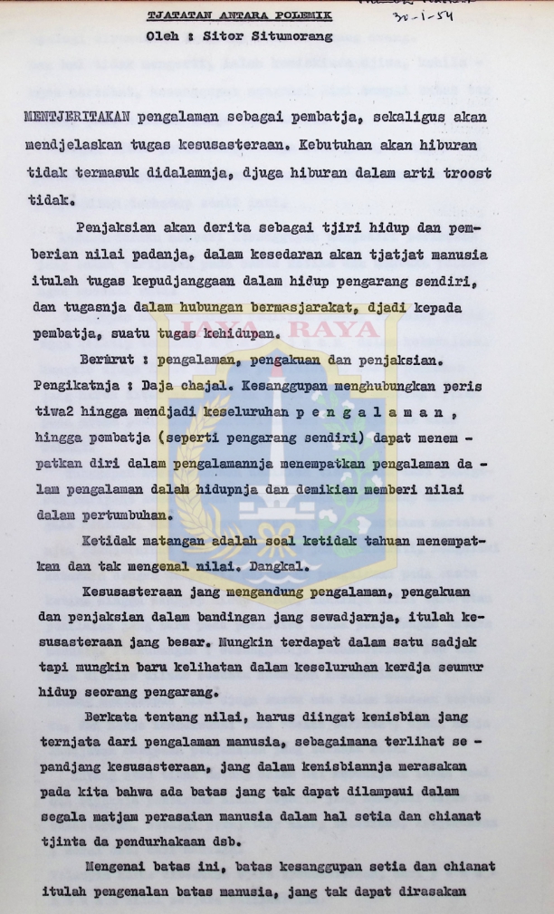 Tjatatan antara poliemik