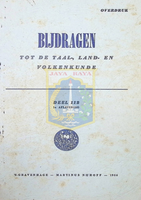 Bijdragen tot de taal- Land- En volkenkunde
