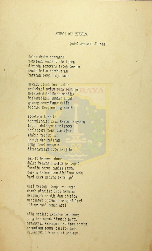 Senja dan cerita