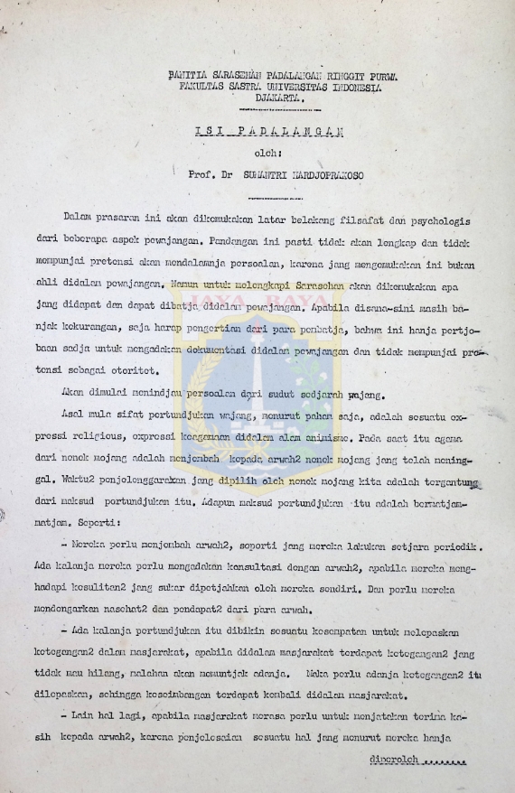 Isi padalangan