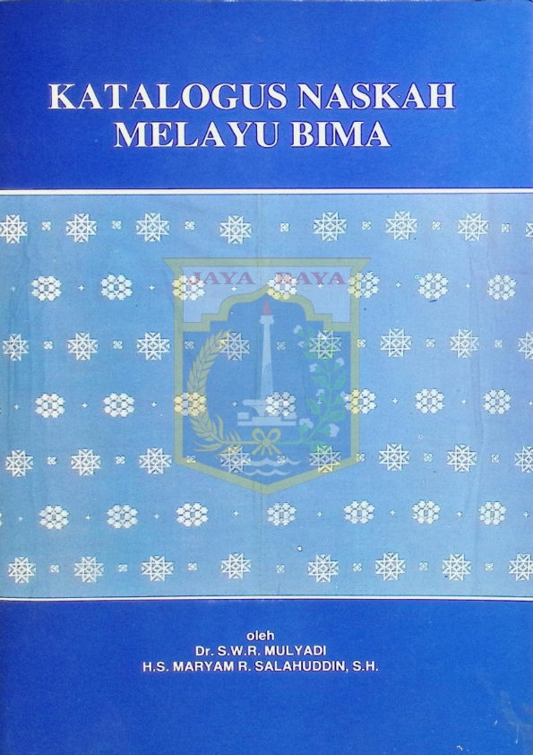 Katalogus Naskah Melayu Bima (I)