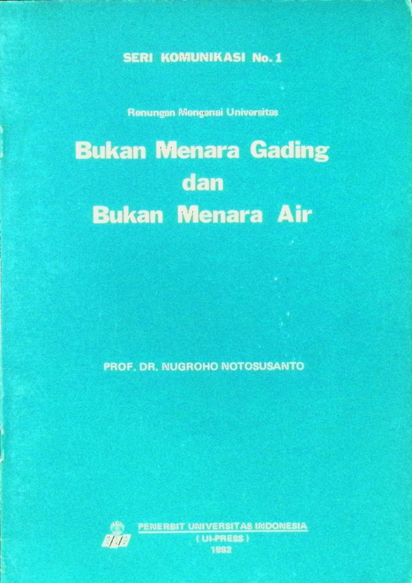 Bukan menara gading dan bukan menara air