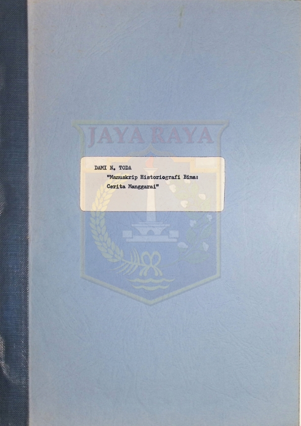 Manuskrip historiografi Bima, cerita Manggarai