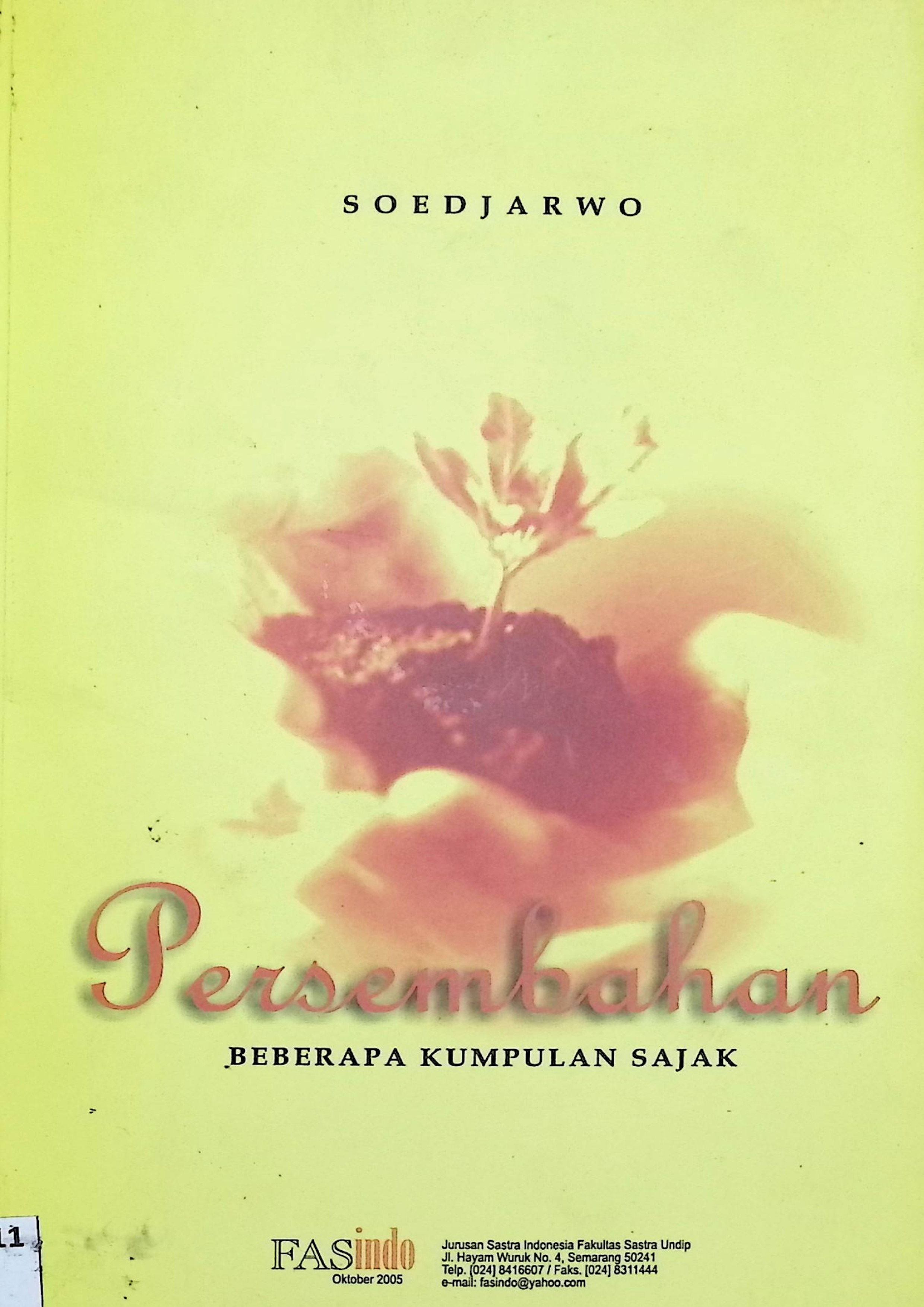 Persembahan : Beberapa kumpulan sajak