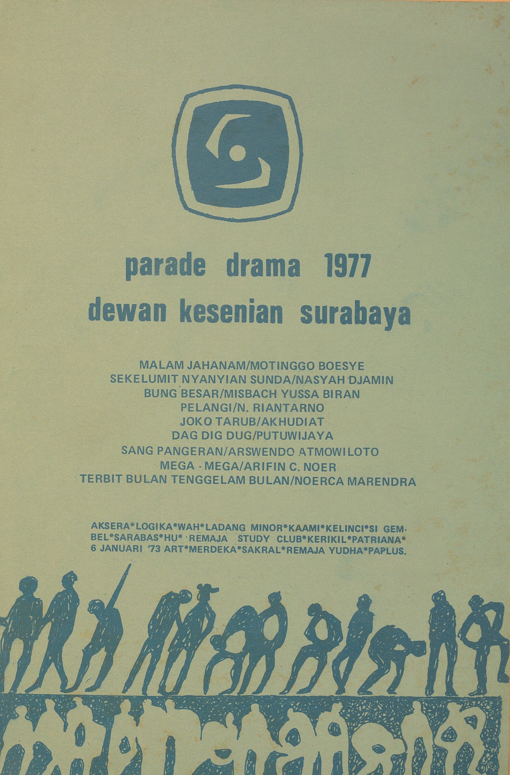 Parade drama 1977 Dewan Kesenian Surabaya