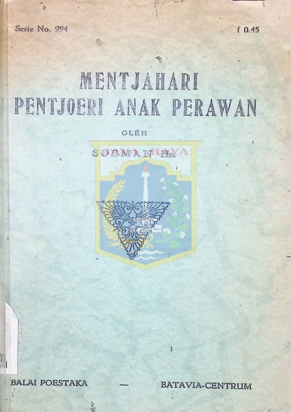 Mentjahari pentjoeri anak perawan